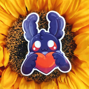 Mothman Sticker - Studio Egg Face Mothman Sticker - Studio Egg Face