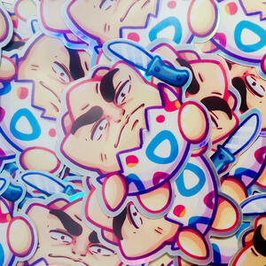 Fan Egg Sticker Fan Egg Sticker