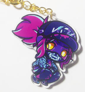 Fan Keychain - Akali