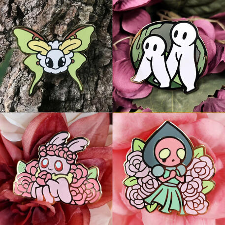 Various Pins for Studio Egg Face